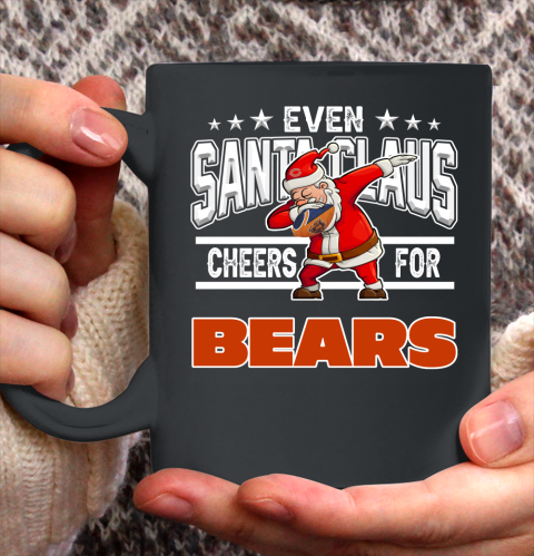 Chicago Bears Even Santa Claus Cheers For Christmas NFL Ceramic Mug 11oz