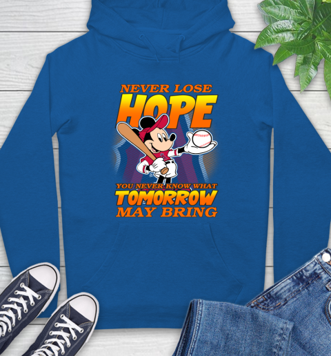 Los Angeles Angels MLB Baseball Mickey Disney Never Lose Hope Hoodie 9