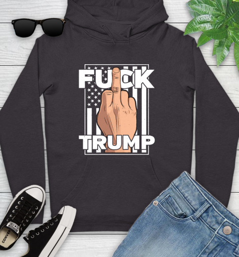Fuck Trump Middle Finger Anti Republican T Shirt 128