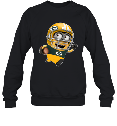 NFL Green Bay Packers Minions Disney Football Sports V-Neck T-Shirt