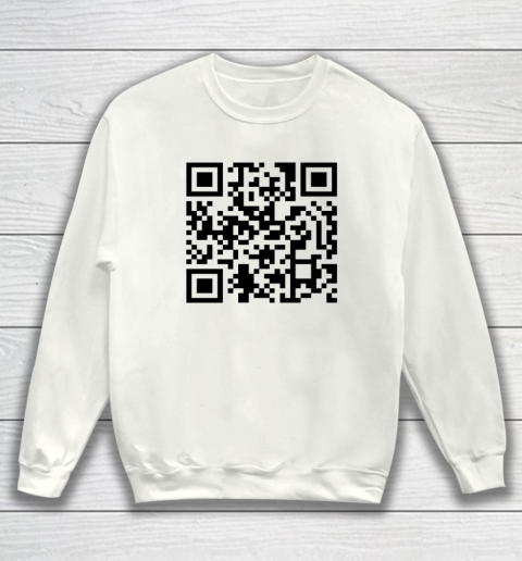 Trump Dance Troll QR Funny President Trump Dance Code Sweatshirt