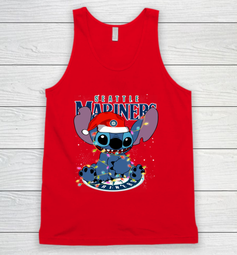 Seattle Mariners MLB noel stitch Baseball Christmas Tank Top 3