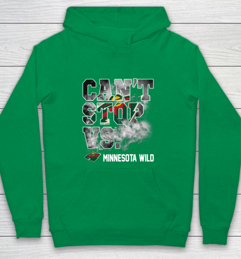 NHL Minnesota Wild Hockey Can't Stop Vs Youth Hoodie 4