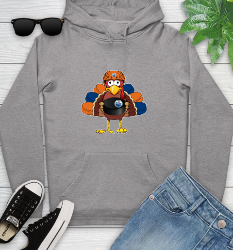 Edmonton Oilers Turkey Thanksgiving Day Youth Hoodie 7 Edmonton Oilers Turkey Thanksgiving Day Youth Hoodie - Image 7