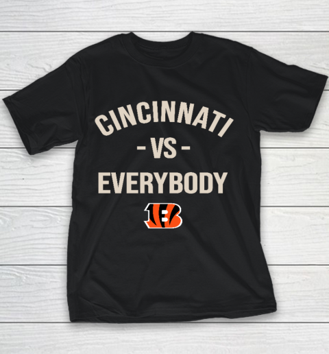Cincinnati Bengals Vs Everybody Youth T-Shirt