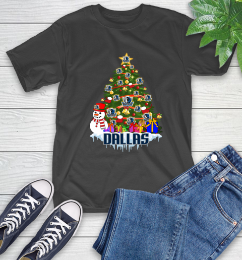 Dallas Mavericks Merry Christmas NBA Basketball Sports T-Shirt 2