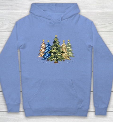Camo Print Christmas Trees with Camouflage Print Xmas Hoodie 8