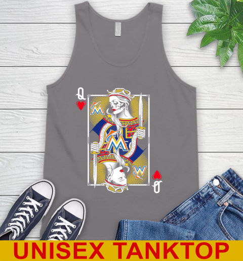 MLB Baseball Miami Marlins The Queen Of Hearts Card Shirt Tank Top 6