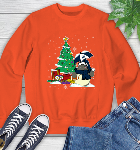 Los Angeles Rams NFL Football Cute Tonari No Totoro Christmas Sports Sweatshirt 3