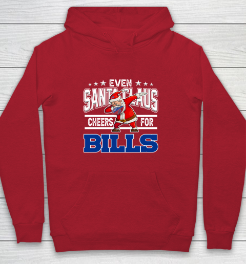 Buffalo Bills Even Santa Claus Cheers For Christmas NFL Youth Hoodie 7
