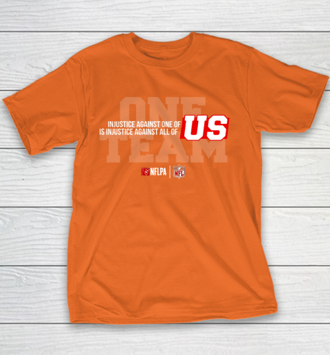 NFL End Racism Print In Front And Back Youth T-Shirt 4