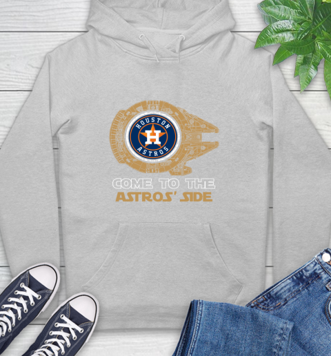 MLB Come To The Houston Astros Side Star Wars Baseball Sports Hoodie 6