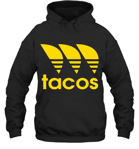 Nosotros mismos Sui Inicialmente Three Stripe Tacos Funny Taco Adidas Logo Mashup Hoodie -