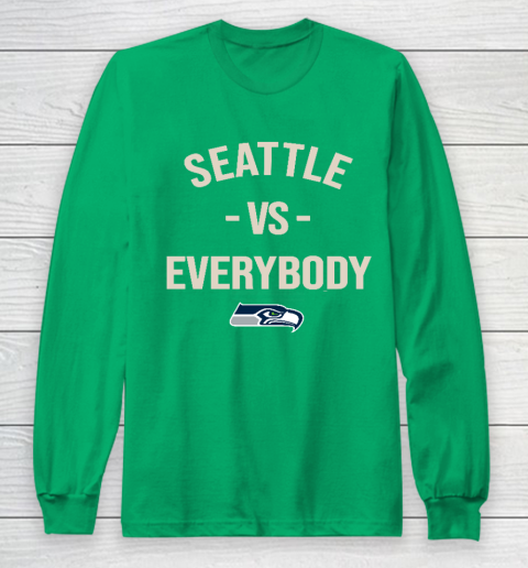 Seattle Seahawks Vs Everybody Long Sleeve T-Shirt 4