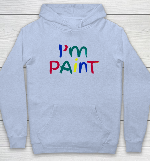 I Heart Love To Finger Paint Couple Valentine I'm Paint Hoodie 5
