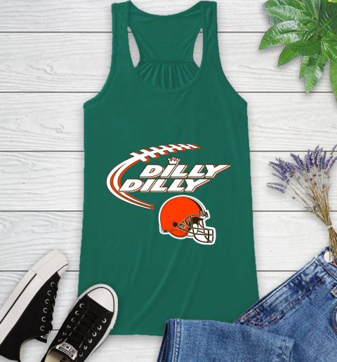 NFL Cleveland Browns Dilly Dilly Football Sports Racerback Tank 7