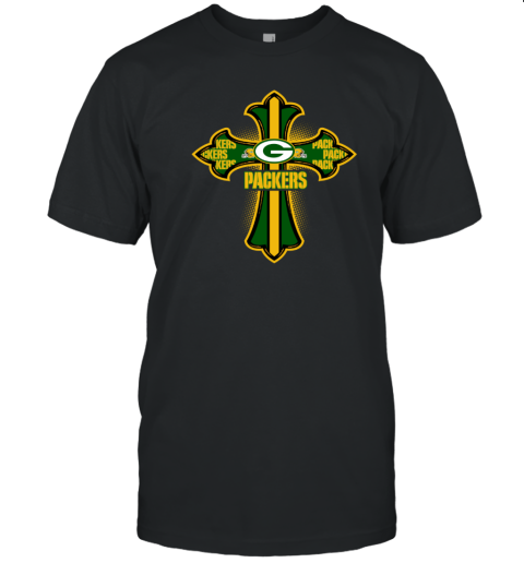 NFL Green Crusader Cross Green Bay Packers T-Shirt