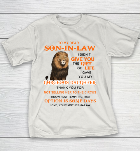 To My Dear Son In Law Youth T-Shirt 8