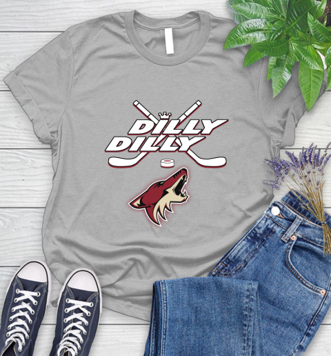 NHL Arizona Coyotes Dilly Dilly Hockey Sports Women's T-Shirt 5