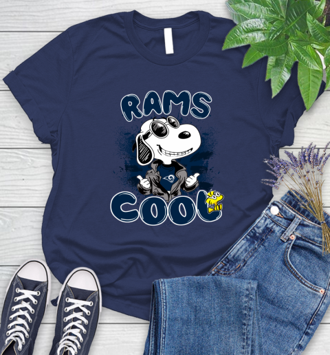 NFL Football Los Angeles Rams Cool Snoopy Shirt Women's T-Shirt 12