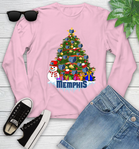 Memphis Grizzlies Merry Christmas NBA Basketball Sports Youth Long Sleeve 10