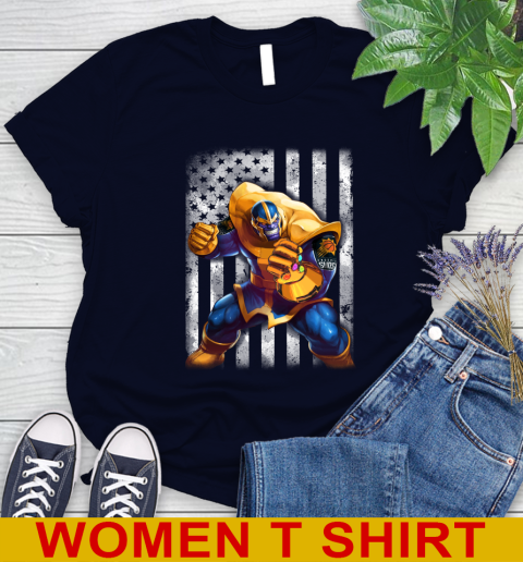 NBA Basketball Phoenix Suns Thanos Marvel American Flag Shirt Women's T-Shirt 2