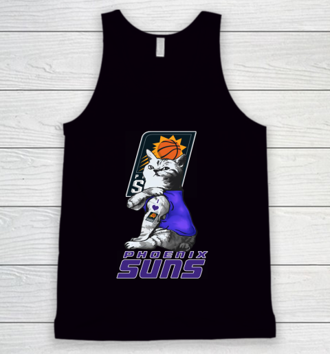 NBA Basketball My Cat Loves Phoenix Suns Tank Top