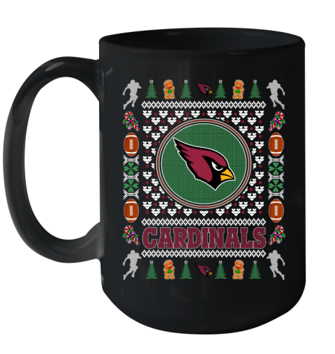 Arizona Cardinals Merry Christmas NFL Football Loyal Fan Ceramic Mug 15oz