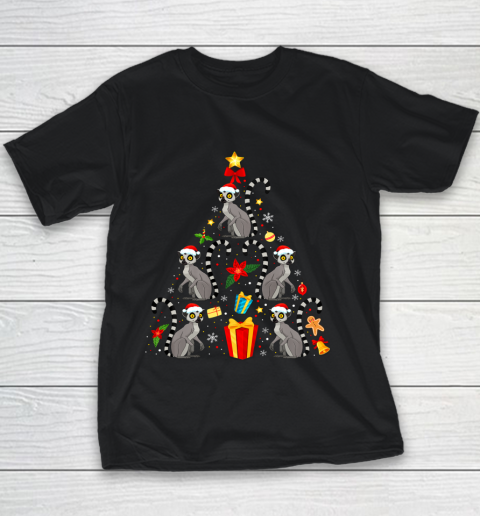 Lemur Christmas Ornament Tree Funny Gift Youth T-Shirt