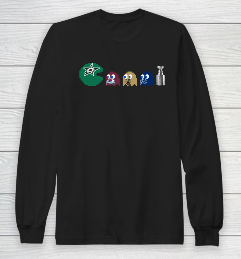 Dallas Stars x Pacman Create History For Stanley Cup Long Sleeve T-Shirt