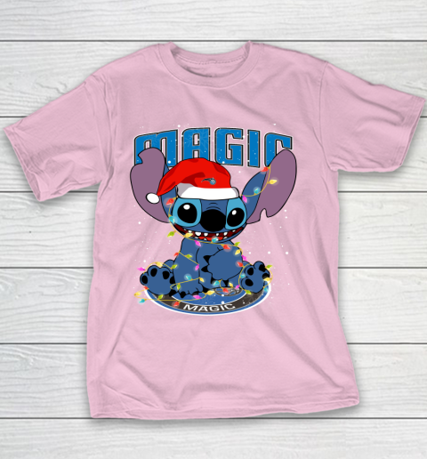 Orlando Magic NBA noel stitch Basketball Christmas Youth T-Shirt 5