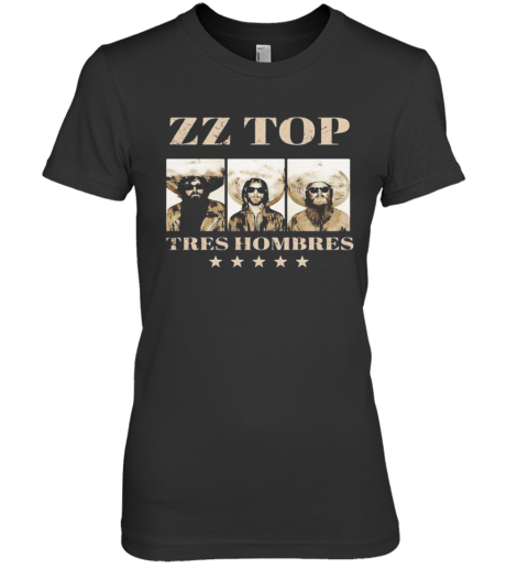 Zz Top Band Tres Hombres Album Premium Women's T-Shirt