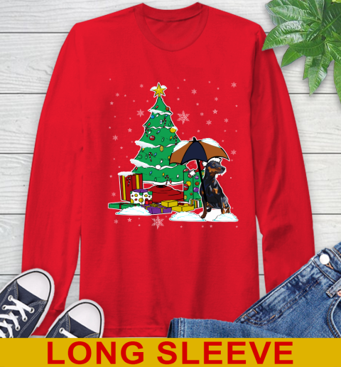 Dobermann Christmas Dog Lovers Shirts 66