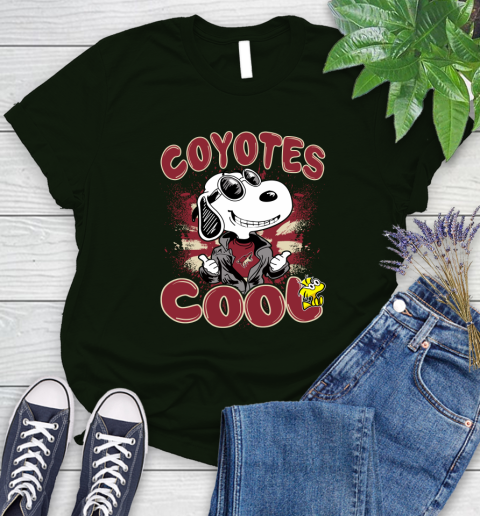 NHL Hockey Arizona Coyotes Cool Snoopy Shirt Women's T-Shirt 5