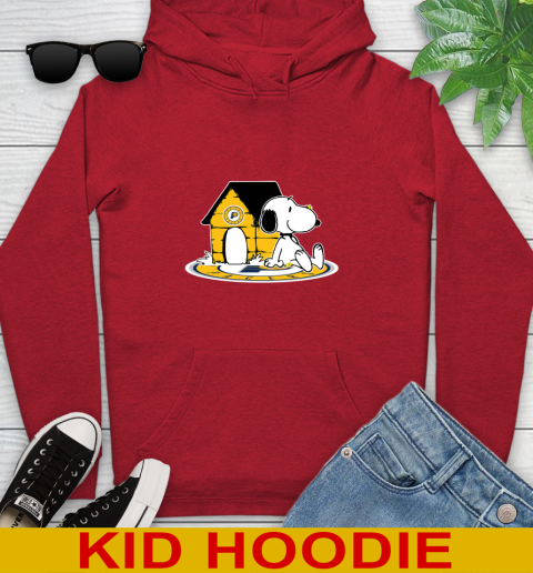 NBA Basketball Indiana Pacers Snoopy The Peanuts Movie Shirt Youth Hoodie 11