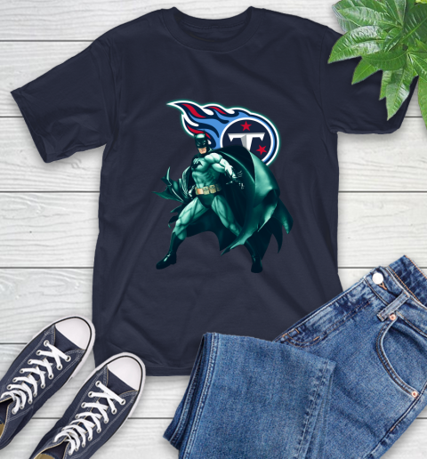 NFL Batman Football Sports Tennessee Titans T-Shirt 4