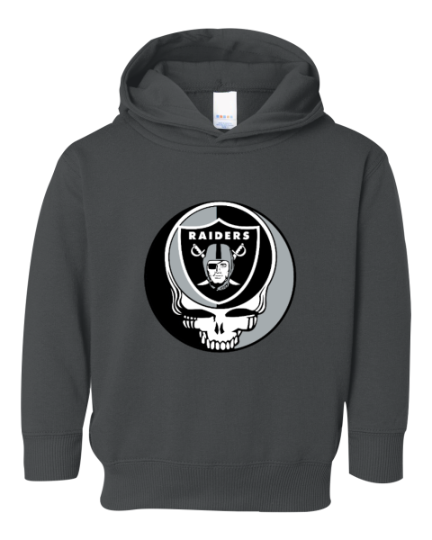 Oakland Raiders x Grateful Dead Toddler Pullover Fleece Hoodie