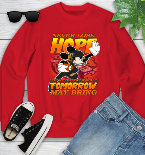 Jacksonville Jaguars NFL Football Mickey Disney Never Lose Hope Youth Sweatshirt 8
