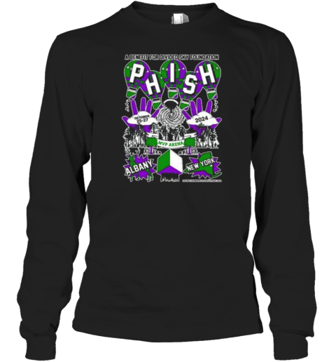 Phish Tour Albany, NY Oct 25 27 2024 Long Sleeve T-Shirt