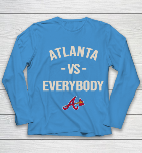 Atlanta Braves Vs Everybody Youth Long Sleeve 5
