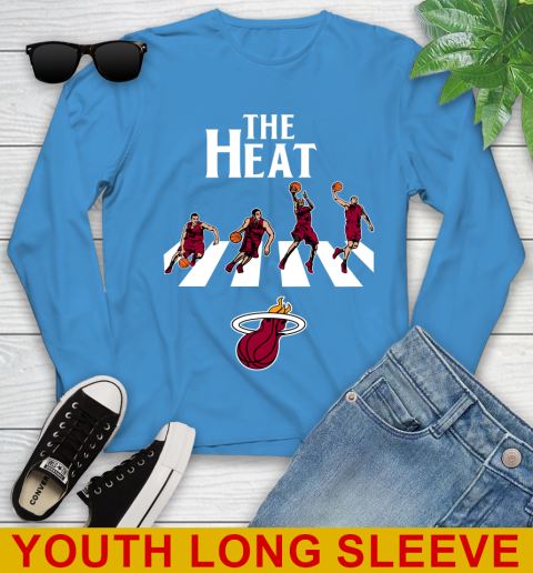 NBA Basketball Miami Heat The Beatles Rock Band Shirt Youth Long Sleeve 8