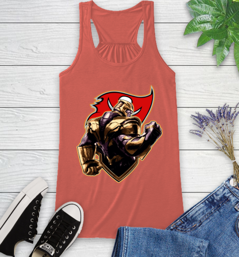 NFL Thanos Avengers Endgame Football Sports Tampa Bay Buccaneers Racerback Tank 4