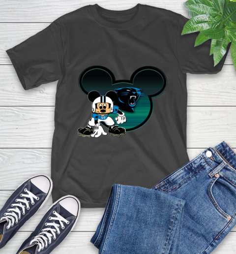 NFL Carolina Panthers Mickey Mouse Disney Football T Shirt T-Shirt 2
