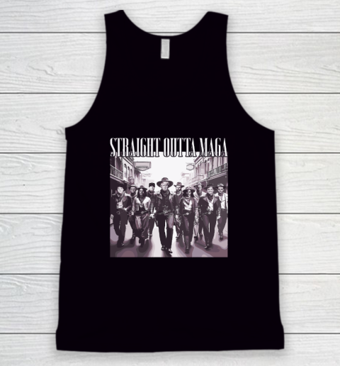 Straight Outta Maga Funny Trump 2024 Tank Top