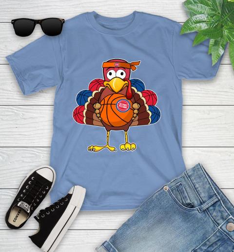 Detroit Pistons Turkey thanksgiving day Youth T-Shirt 11