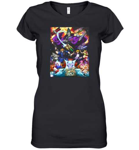 Toaplan Arcade Masterpieces 40Th Anniversary Women's V-Neck T-Shirt