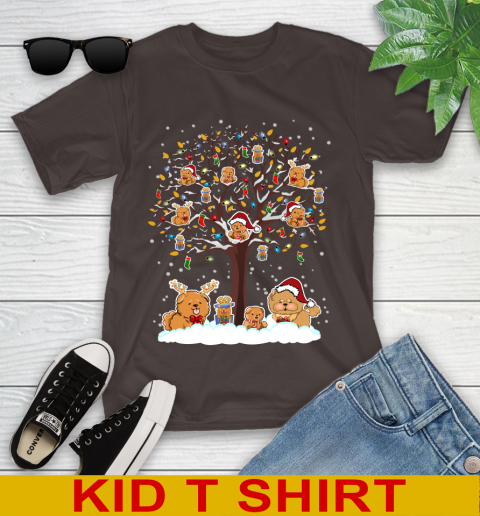 Chow Chow dog pet lover light christmas tree shirt 102