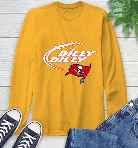 NFL Tampa Bay Buccaneers Dilly Dilly Football Sports Long Sleeve T-Shirt 3