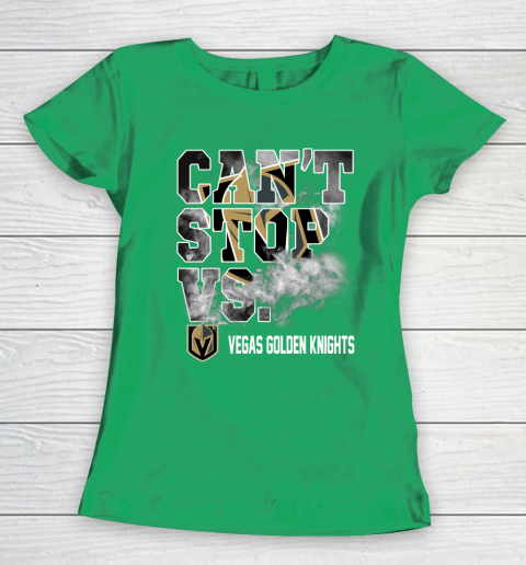 NHL Vegas Golden Knights Hockey Can't Stop Vs Women's T-Shirt 5