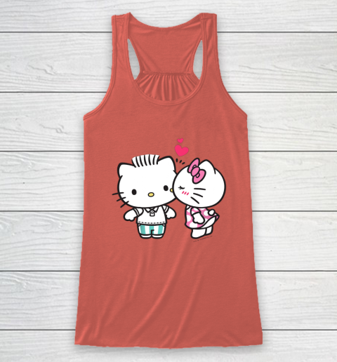 Hello Kitty and Dear Daniel Valentine Tee Racerback Tank 3